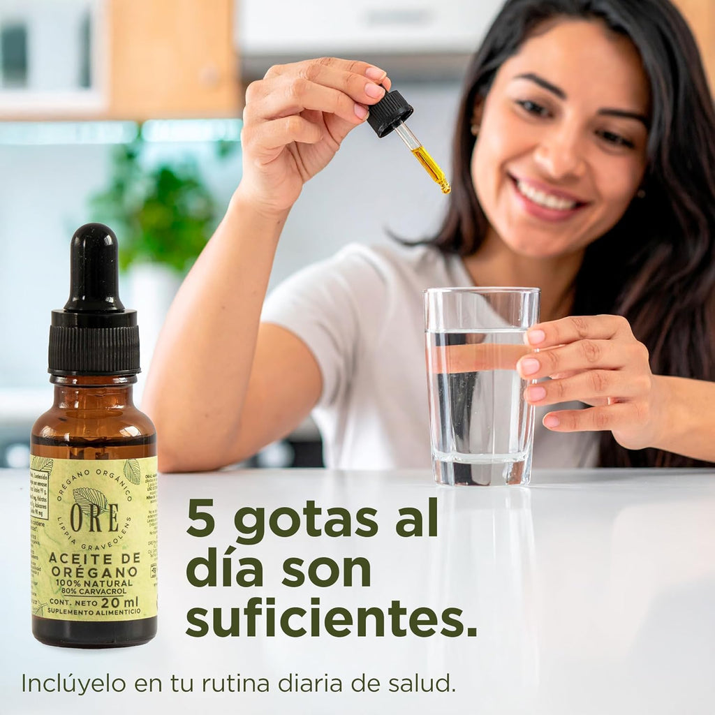 Aceite De Oregano En Gotas 100 Natural