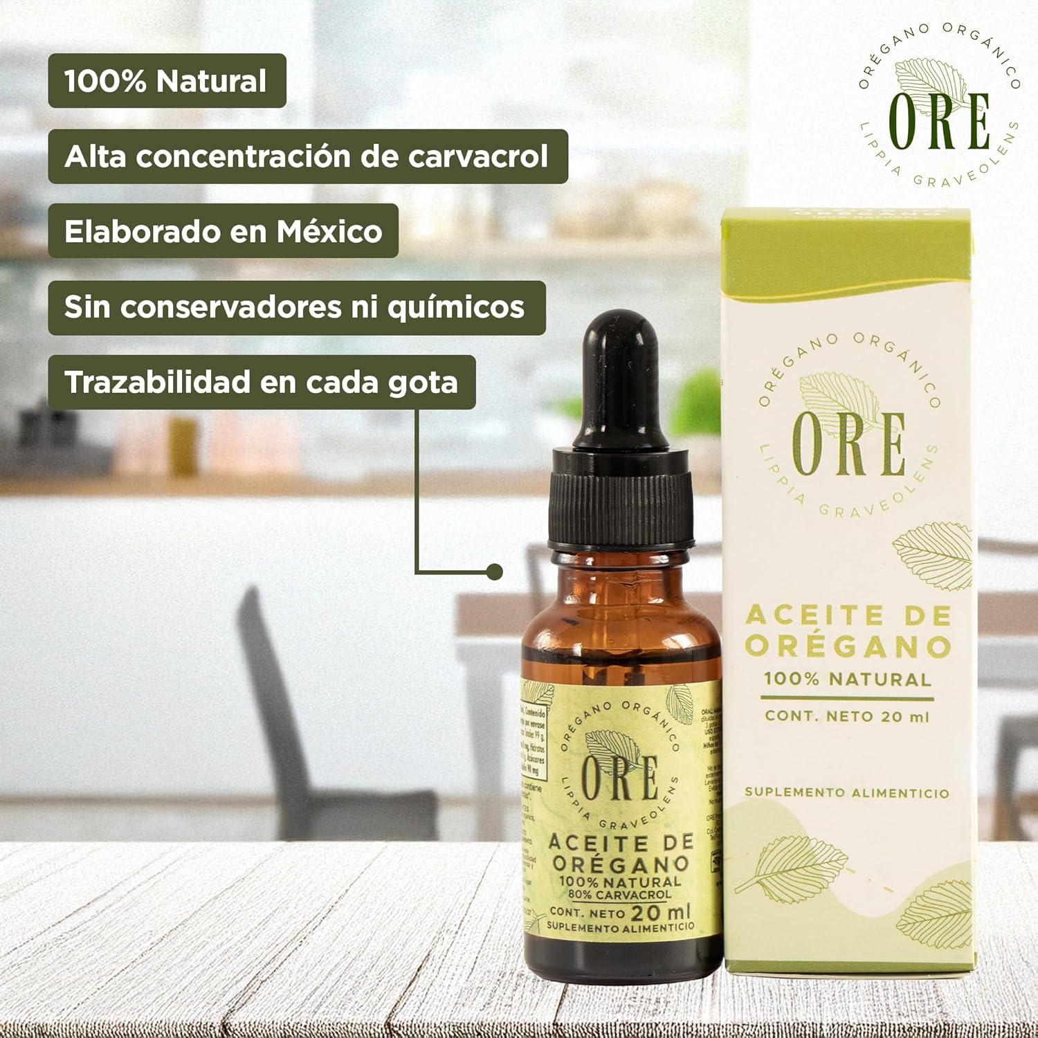 Aceite De Oregano En Gotas 100 Natural