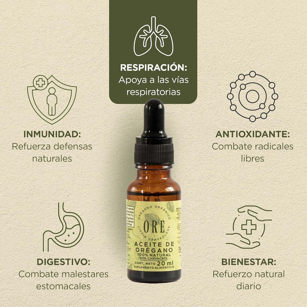 Aceite De Oregano En Gotas 100 Natural